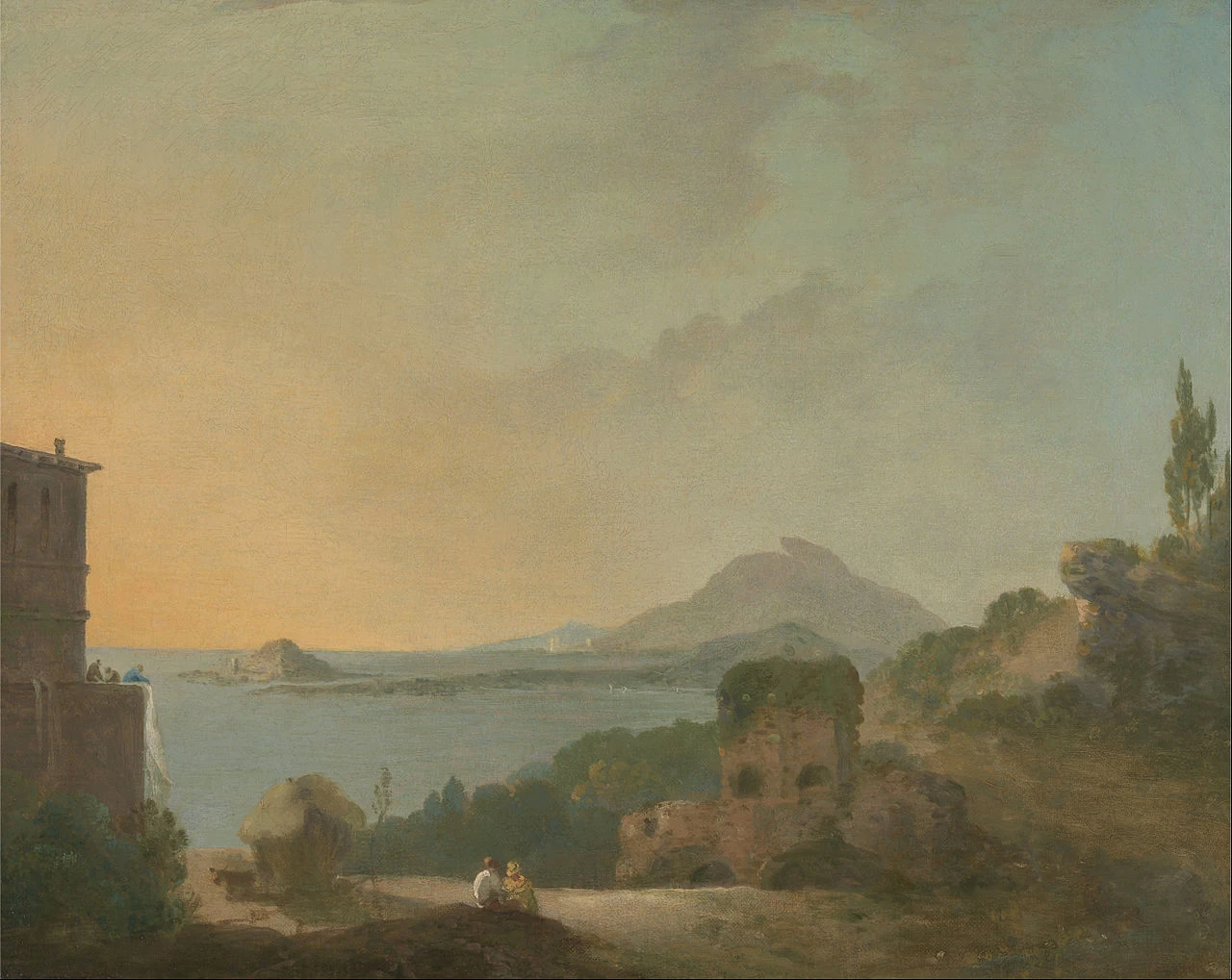 La villa di Cicerone e il golfo di Pozzuoli - Yale Center for British Art